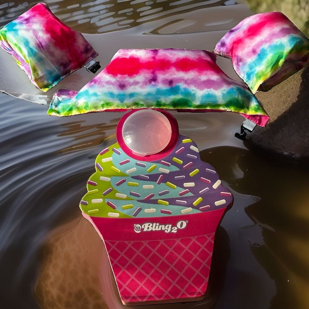 Swim Arm Chest Floats/Kickboard Goggle Holder Pool Beach